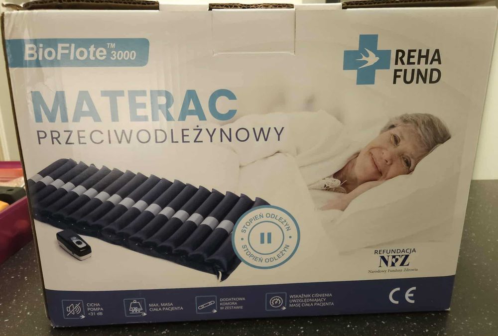 Materac przeciwodleżynowy