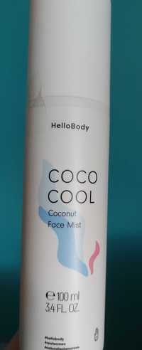 Hello Body Coco cool nawilżająca mgiełka do twarzy kokosowa Nowa 100ml