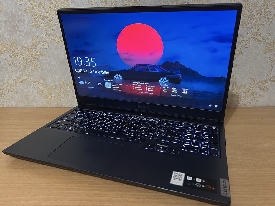 165hz! Iгровий ноутбук Lenovo legion 5 i5-11400h/rtx 3050ti/ssd/ddr4