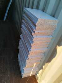 Półka Półki laminowane meblowe białe 48 sztuk