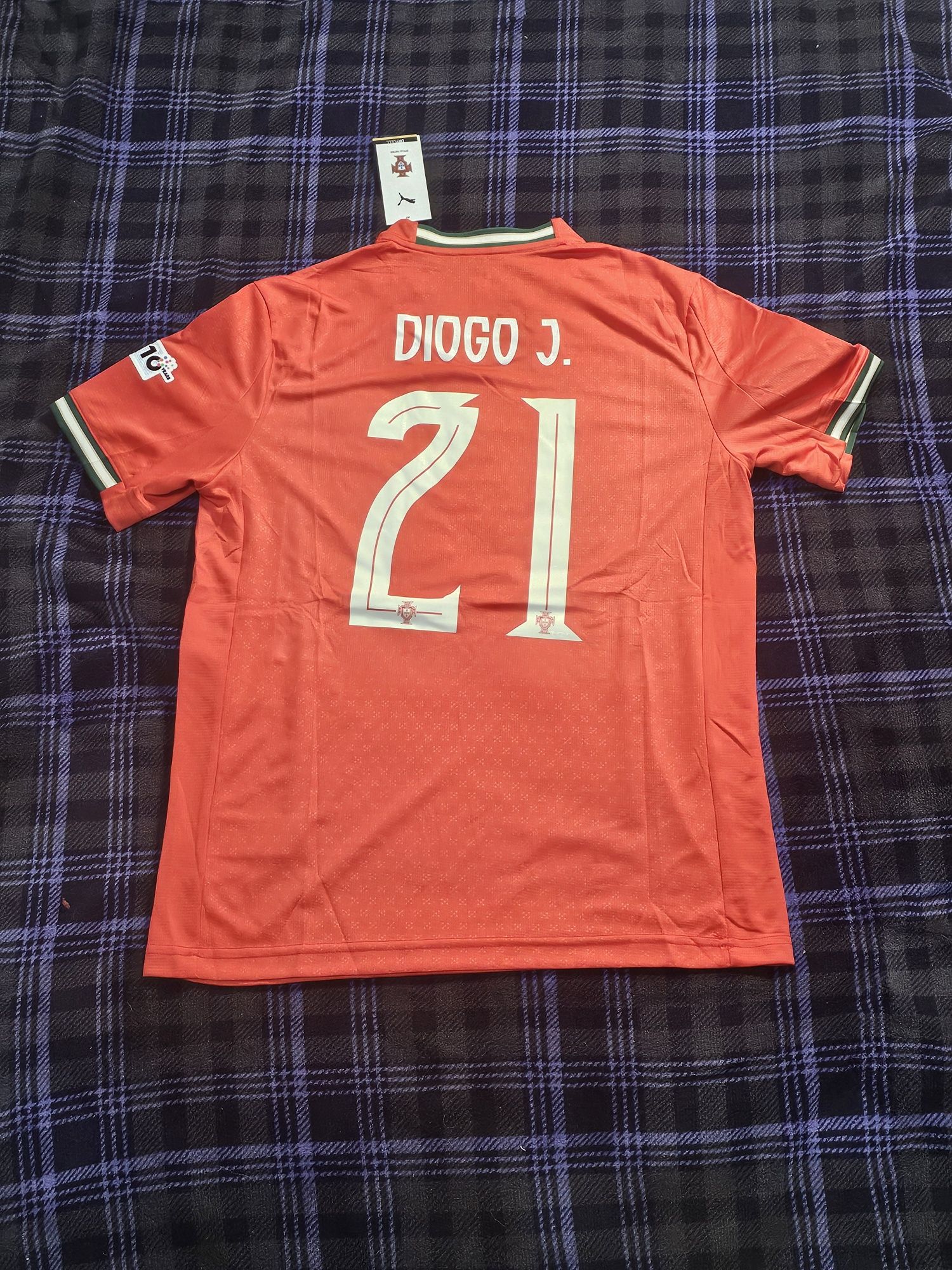 Liga das Nações Portugal 2025 equipamento principal X Diogo Jota #21
