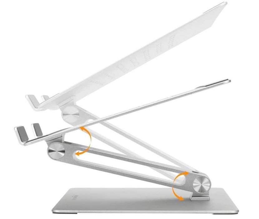 Podstawka pod laptopa ergonomiczna Aluminiowa max 17,3"
