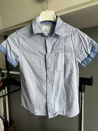 Niebieska koszula chłopięca rozmiar 116 z 5.10.15