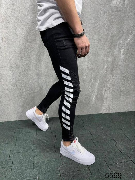 Белые джинсы скинни мужские брендовые