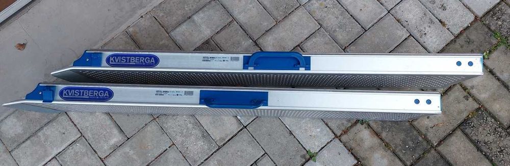 Rampy podjazdy aluminiowe składane 116-202 cm firmy Kvistberga