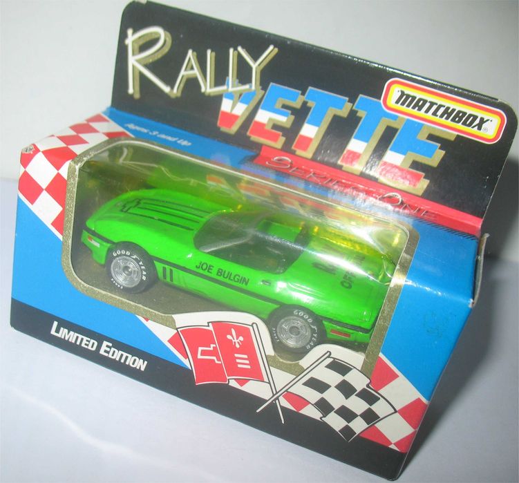 Matchbox - 87 Chevrolet Corvette Convertible - Rally Vette- Series One
