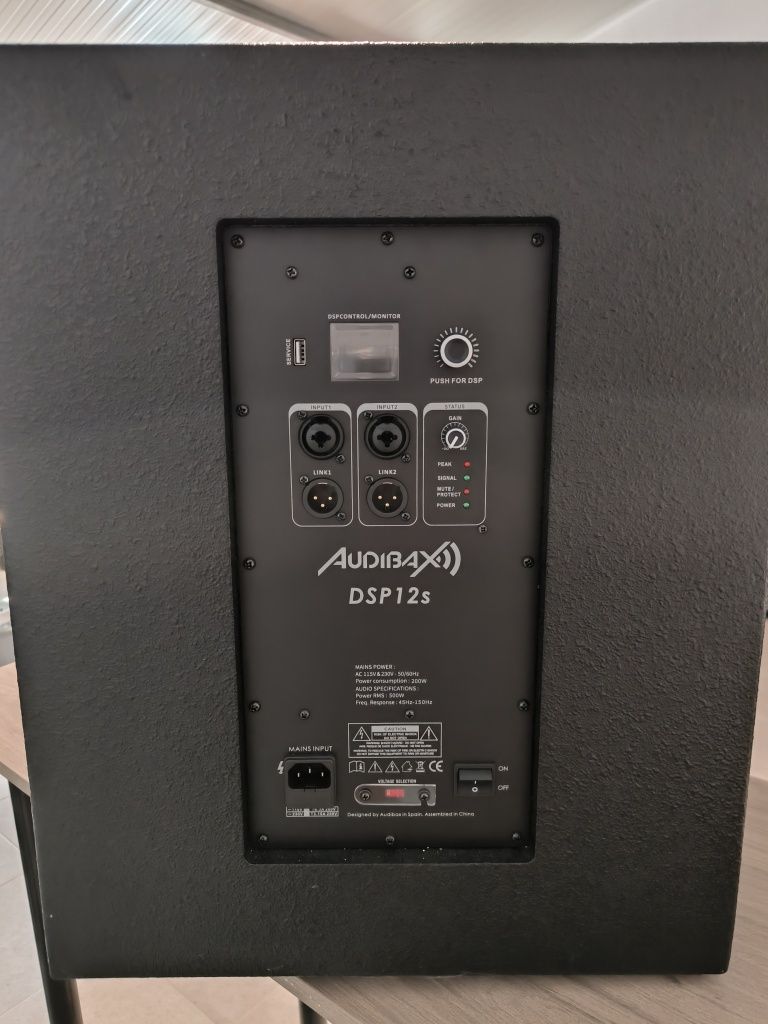 Subwoofer ativo Audibax DSP12s