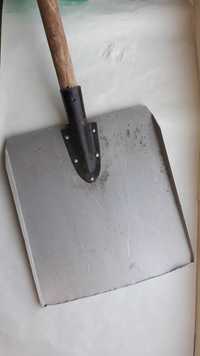 Лопата с ручкой для снега ссср алюминий