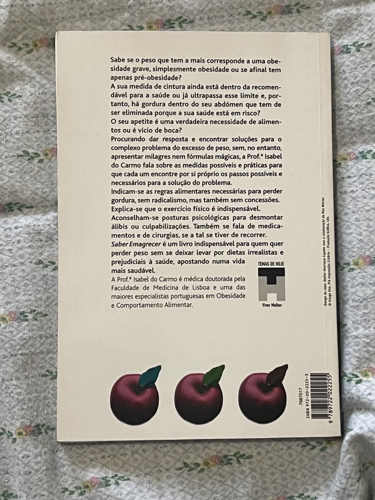 Saber Emagrecer - 12 passos para perder peso com saúde de Professora Isabel do Carmo