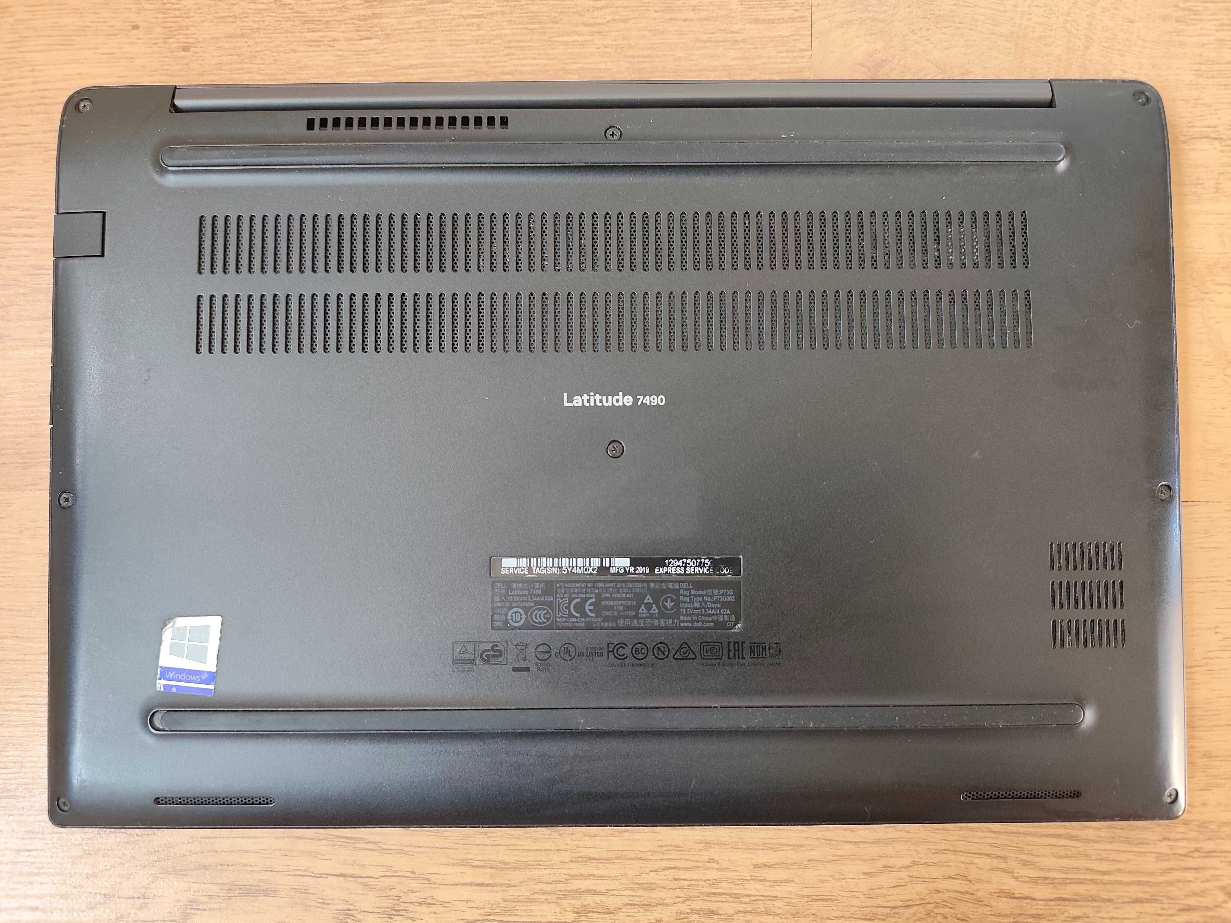 Dell Latitude 7490 / i5-8350U / 16Gb DDR4 / 256Gb SSD / 14" IPS TOUCH