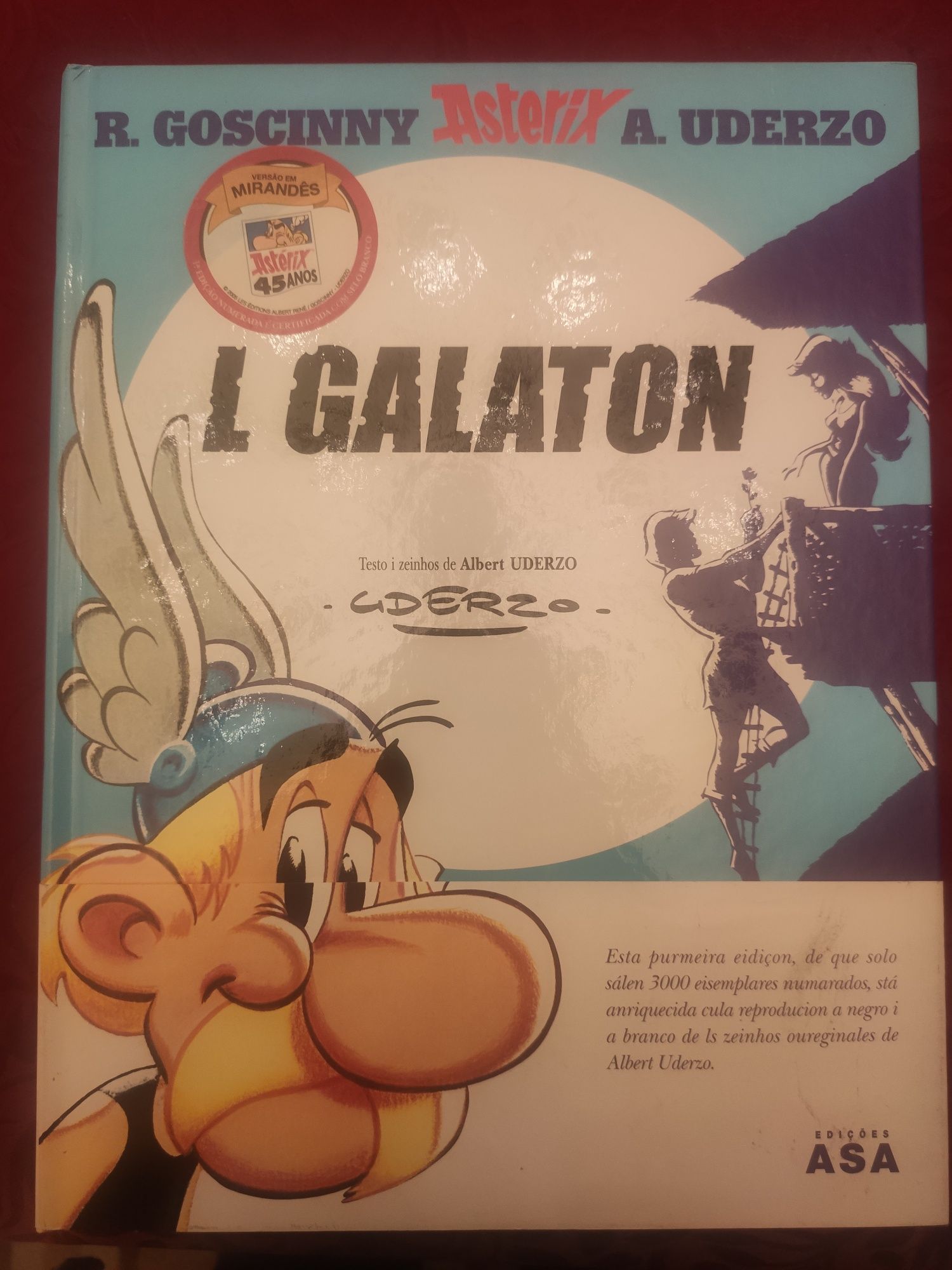 Asterix l galaton edição mirandês