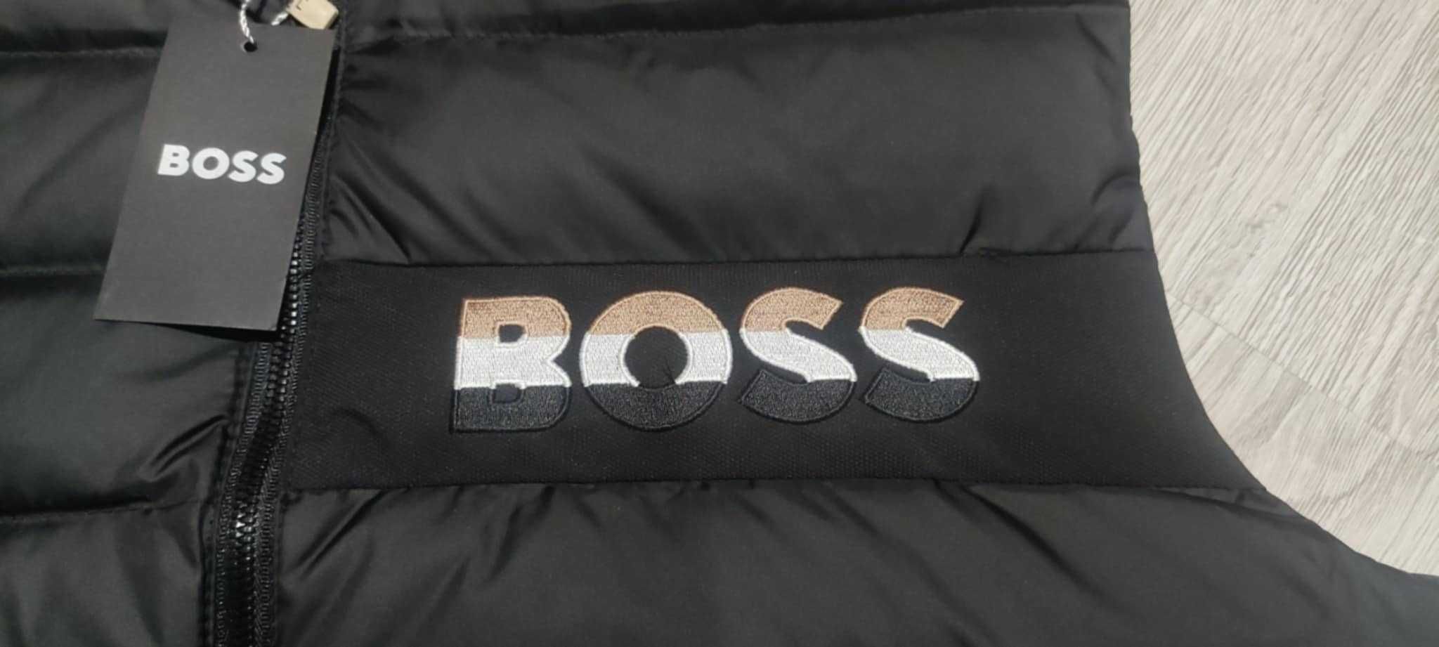 Nowa kamizelka bezrękawnik czarna Hugo Boss rozmiar M uniseks