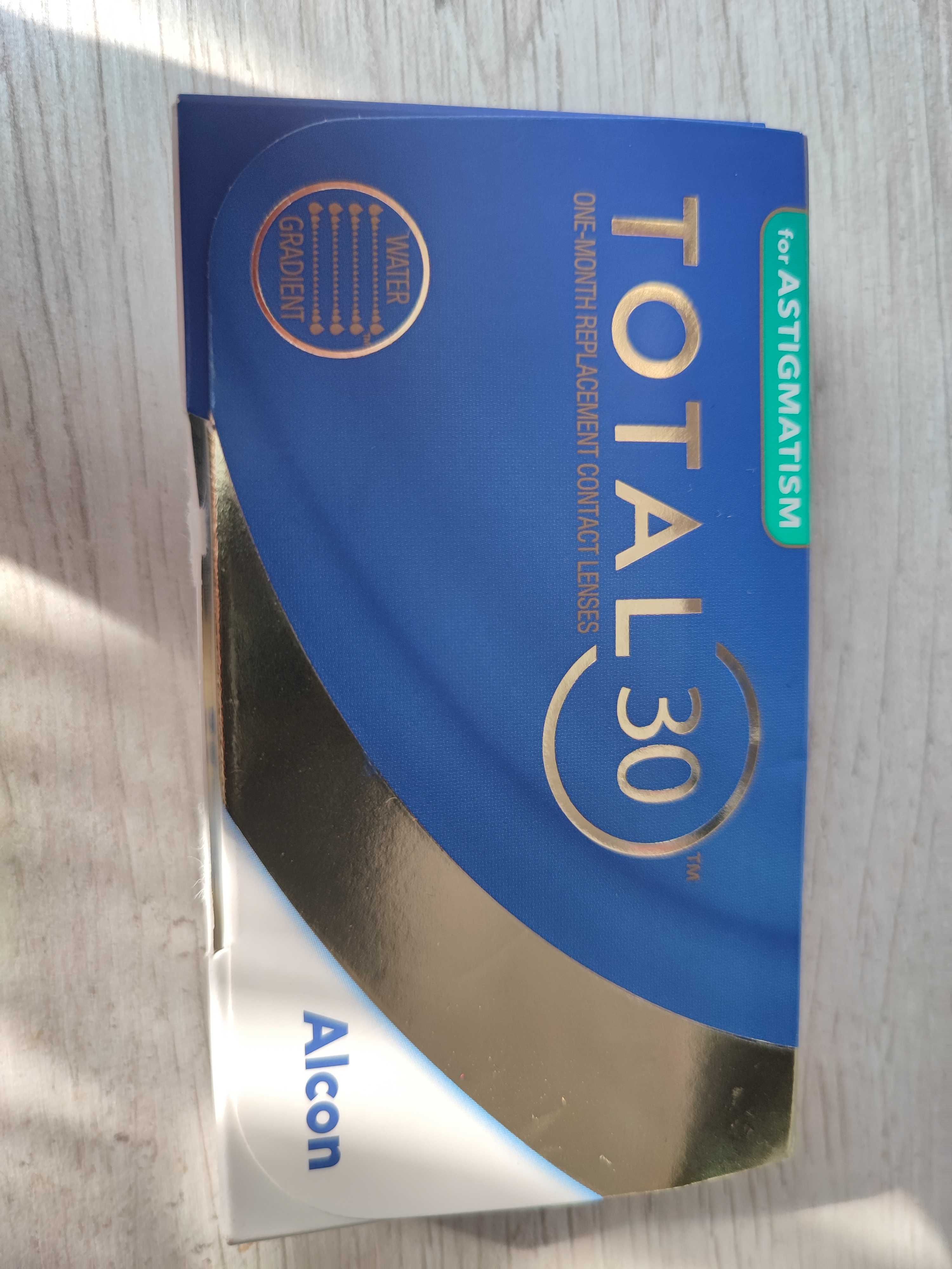 Alcon soczewki kontaktowe total 30 for astigmatism -1,75