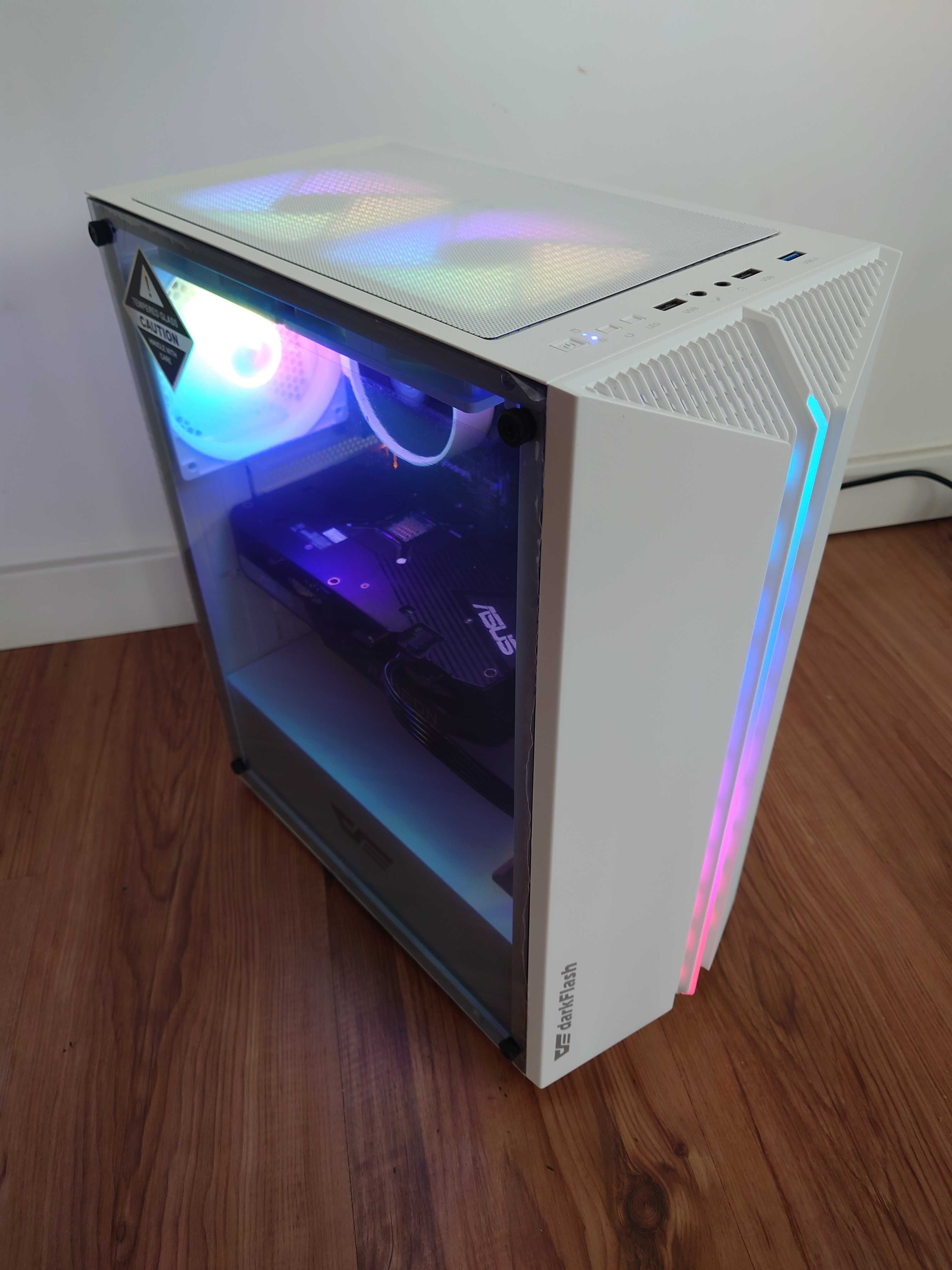 Komputer gamingowy ryzen 4500, 32GB DDR4, RX 6600 8GB Nowy SSD M.2 512