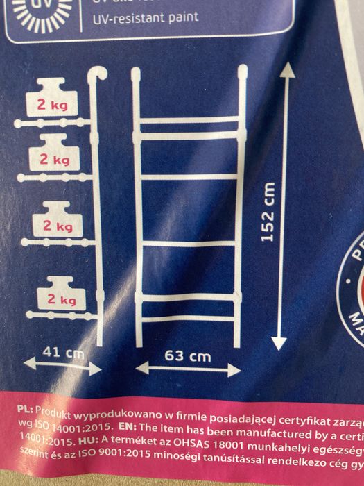 Nowa suszarka na pranie(na drzwi)
