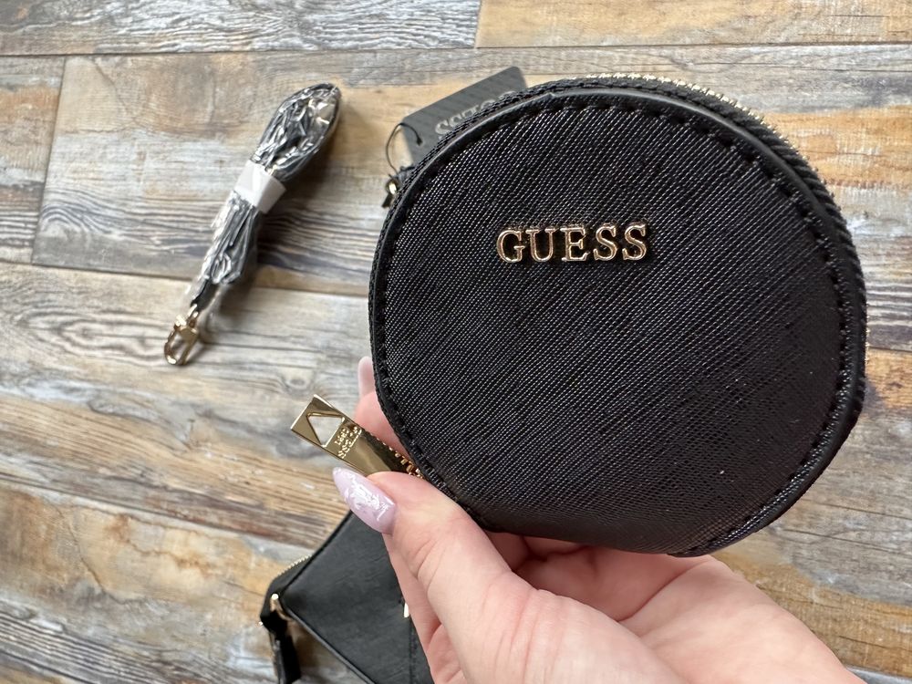 Новая черная сумочка сумка guess