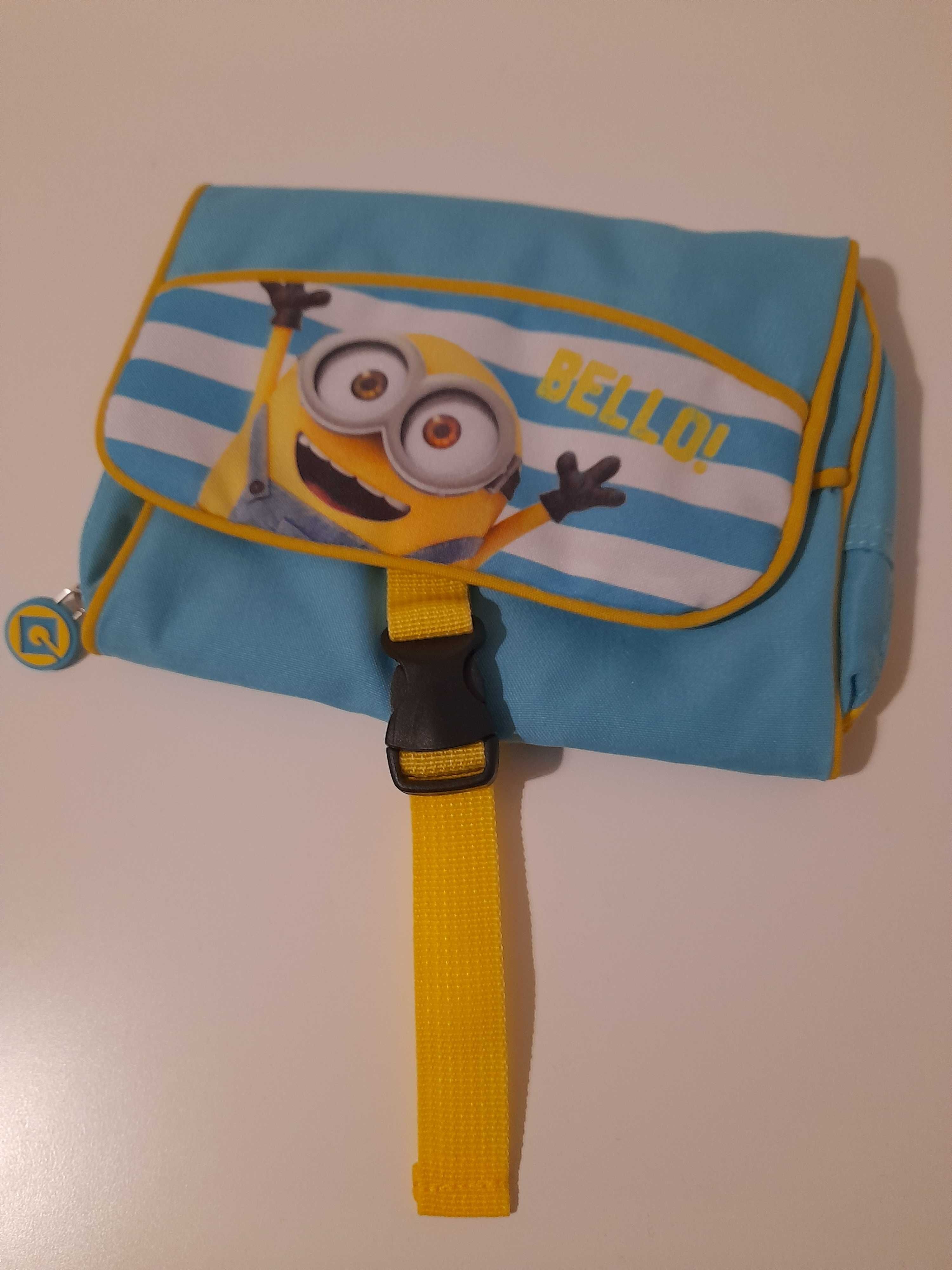 MINIONKI kosmetyczka turystyczna organizer minions wieszak saszetka