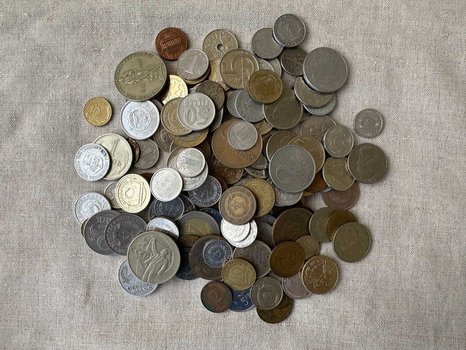 Zestaw monet obiegowych, 126 szt. / 25 państw