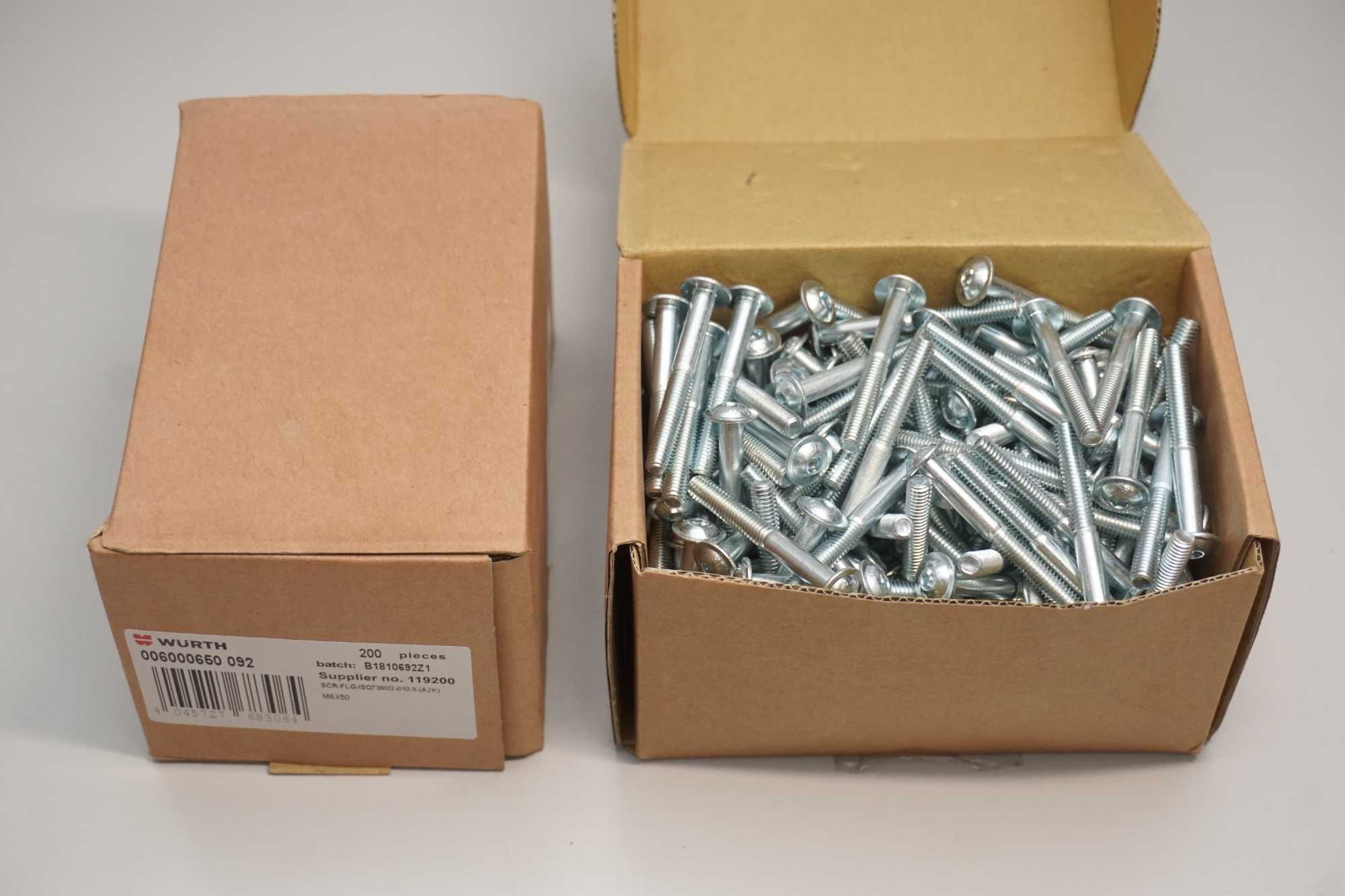 Śruby Nakrętki  Wurth, Rawplug, Keller - od M5 do M12 - 8,8-10.9 na kg