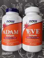 Комплексні вітаміни Adam адам Eve ева для мужчин женщин Now Foods