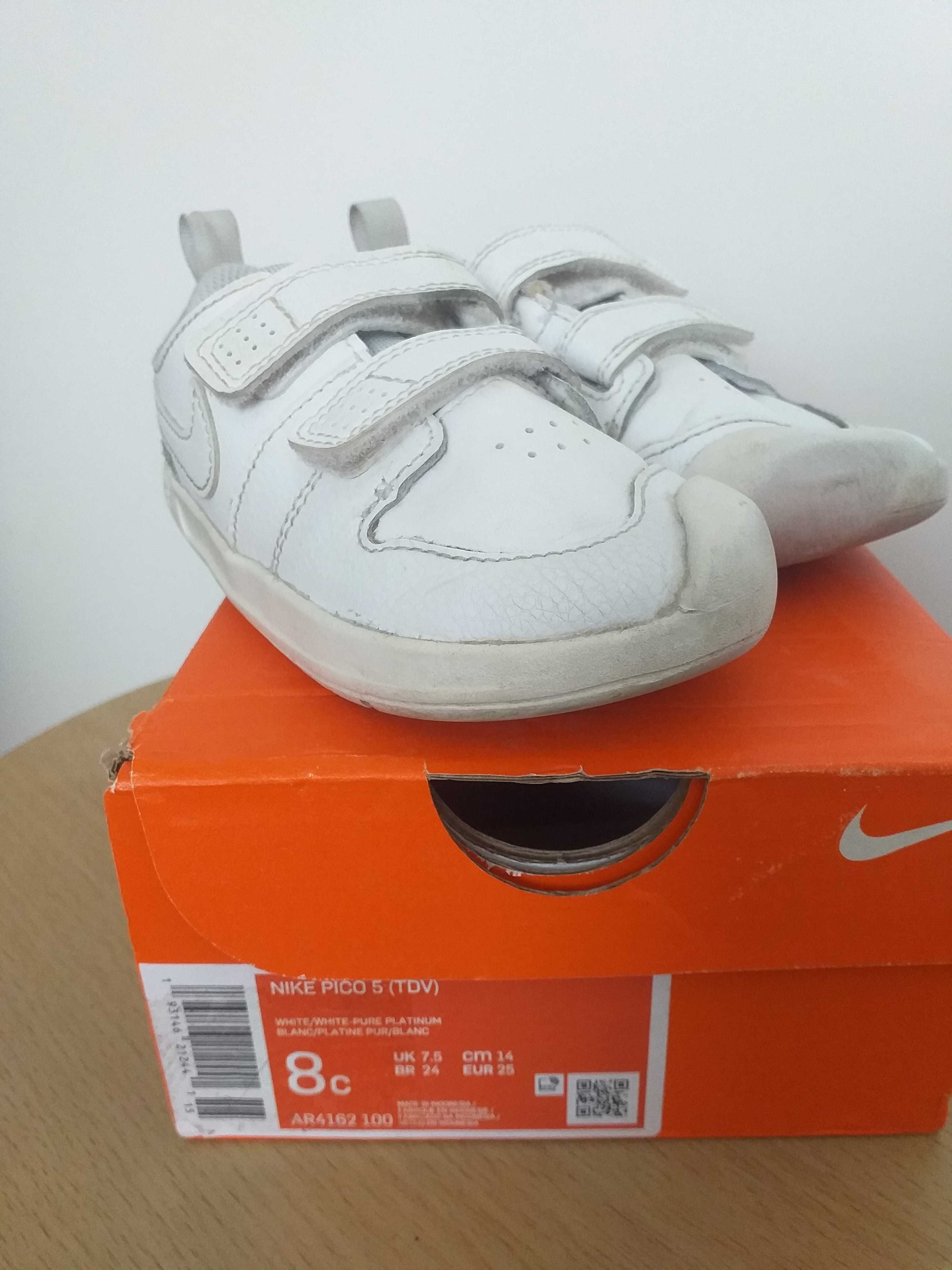 Buty adidasy NIKE PICO 5 rozmiar 25 białe