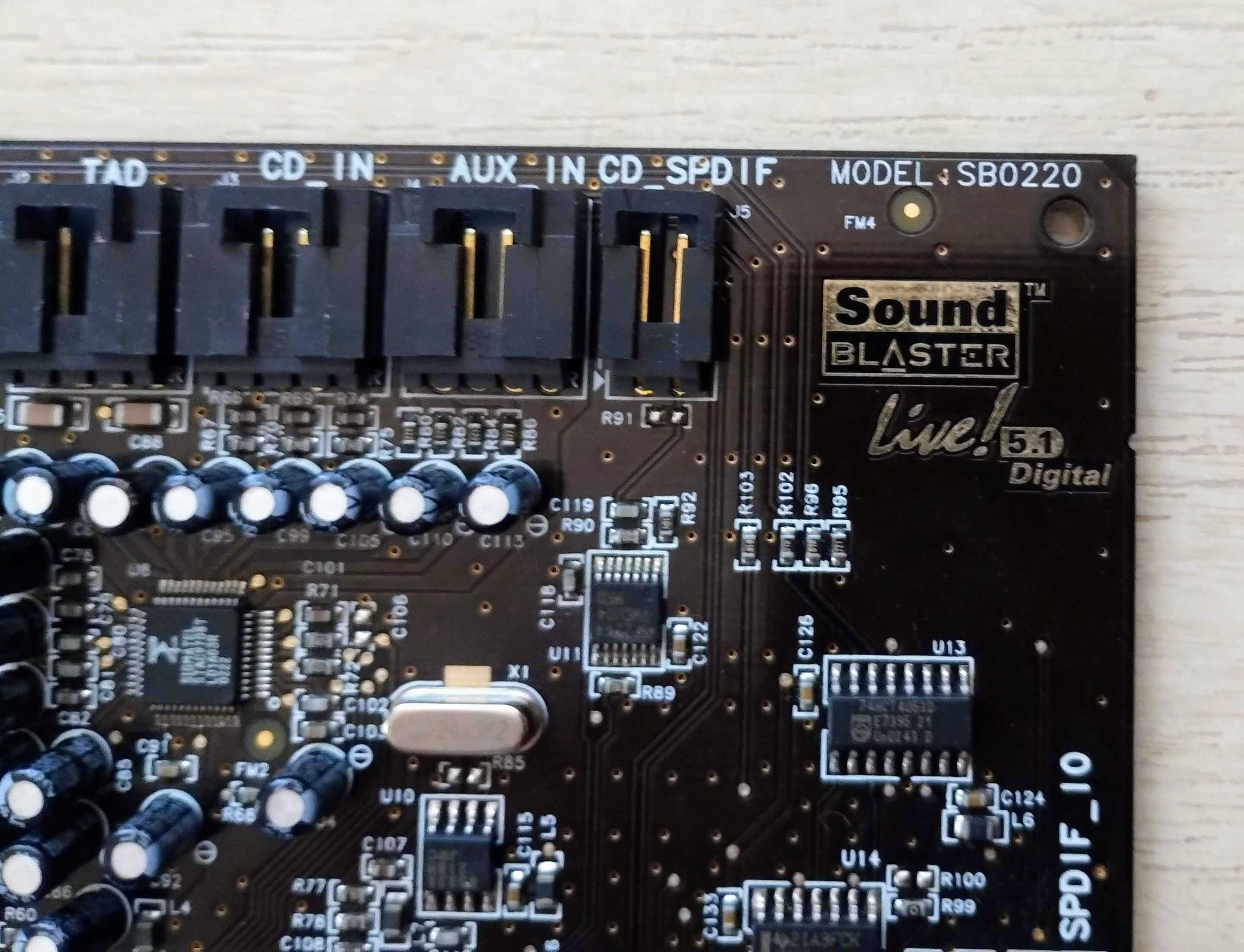 Звукова карта Creative Sound Blaster Live 5.1 Digital Model SB0220 PCI