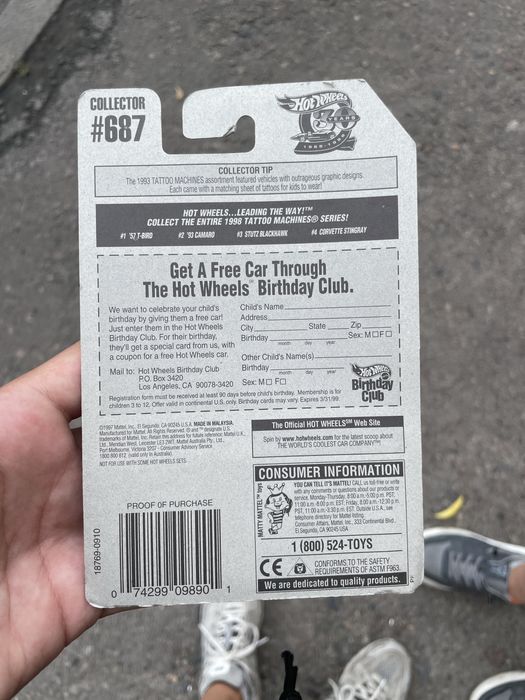 Hot weels 1998 року