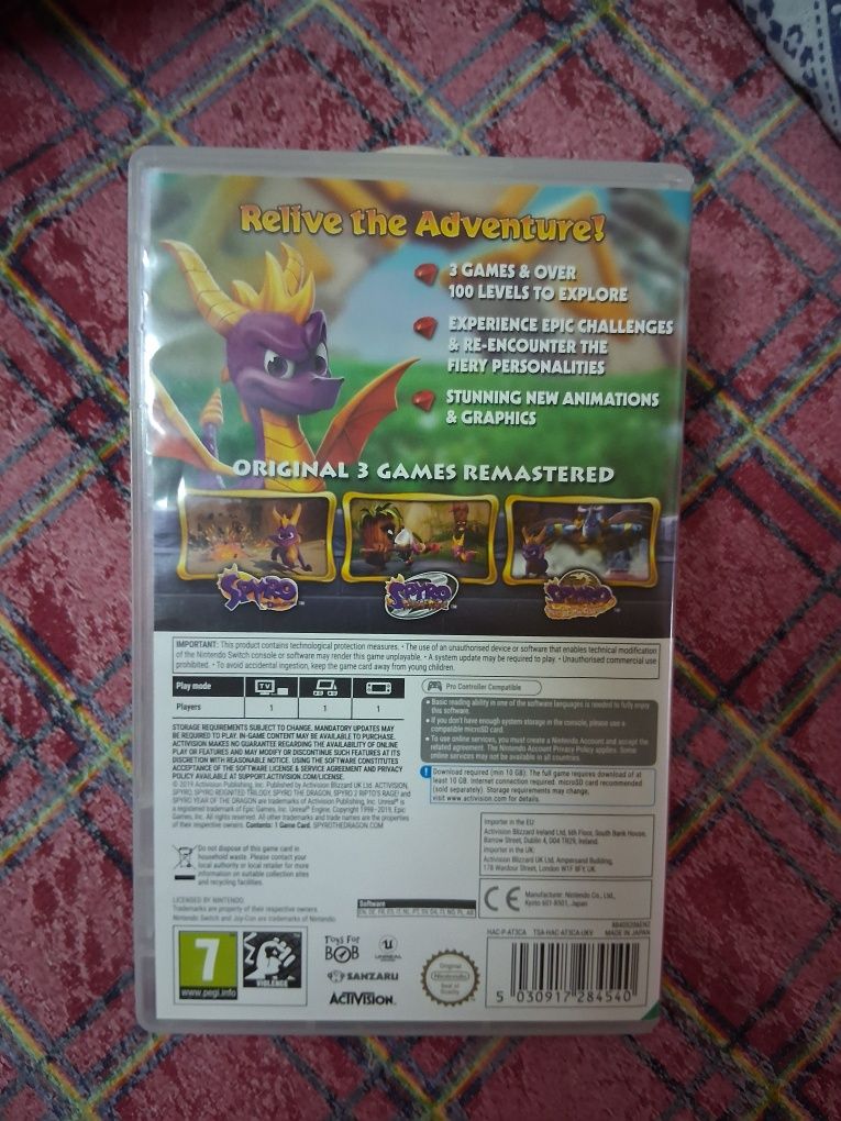 Spyro Reignited Trilogy NSwitch