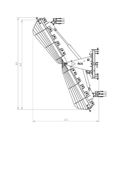 Pług składany tytan 3,6m! profesjonalny hydrauliczny ciężki  1400kg!