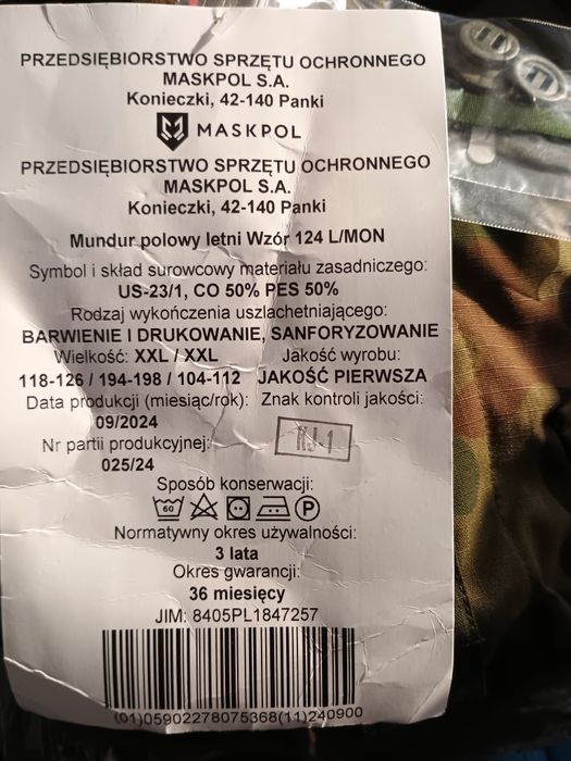 Mundur wojskowy polowy