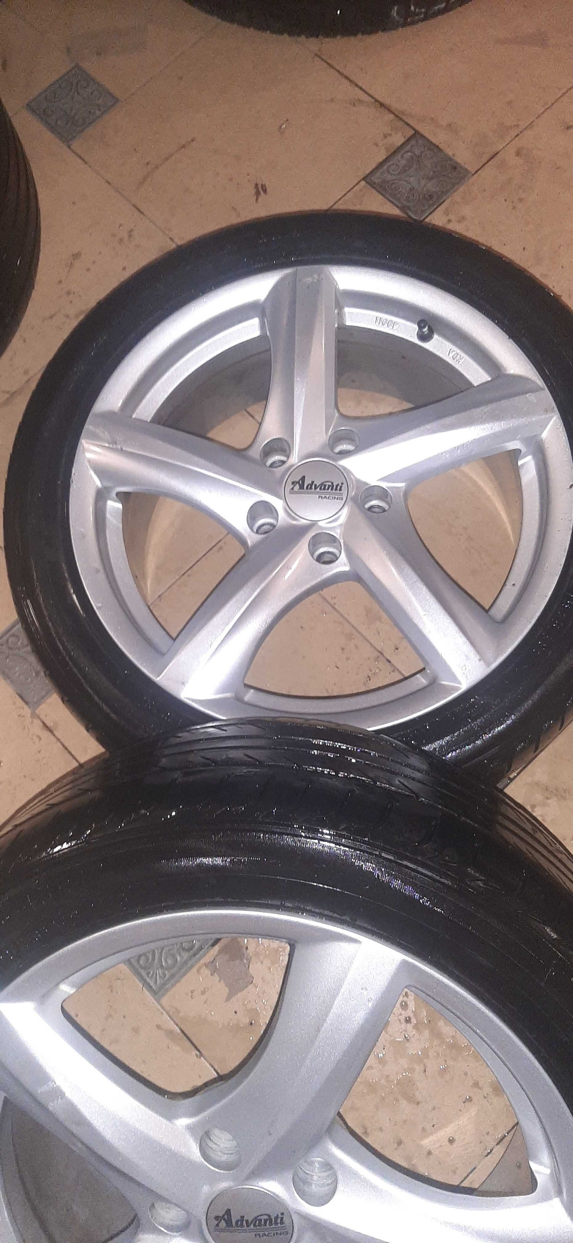 koła ADVANTI 5X114  225 45 r17 lato TOYOTA HYUDNAI KIA RENAULT lato