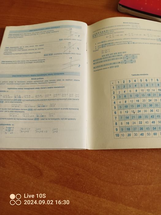 Zeszyt z poradnikiem do matematyki drugi  gratis