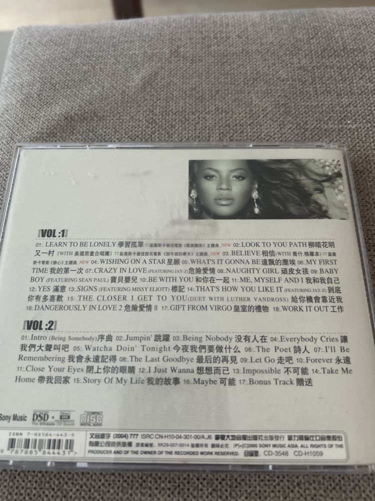 CD Beyonce Learn to be Lonely (versao asia)