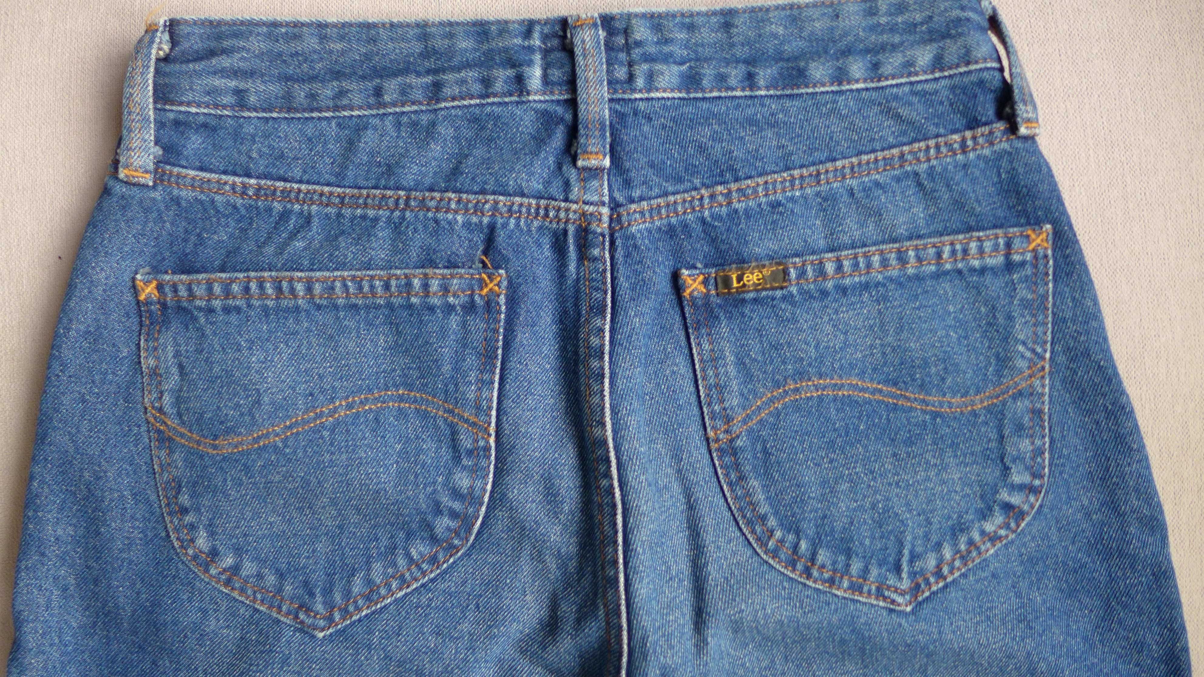 LUX klasyczne dżinsy LEE Mom Jeans L32IGAPP 27/31 XS 34 S 36 jak NOWE