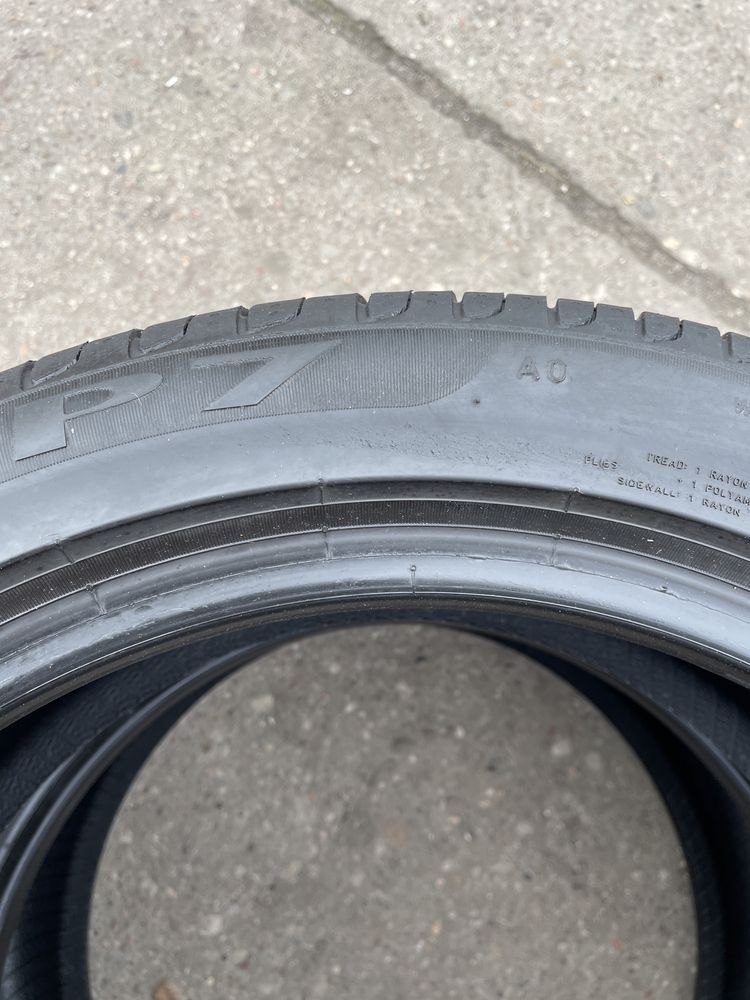 Pirelli 225/45r17 91Y AO Cinturato P7 - 2szt letnie z rantem ochronnym