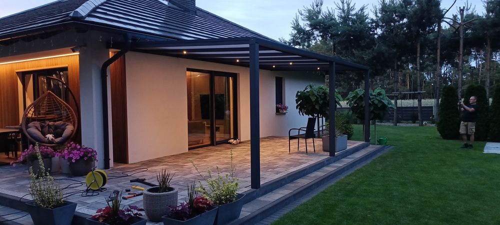 Zadaszenie tarasowe 4*2.5 poliwęglan 16mm szybkie wykonanie Promocja