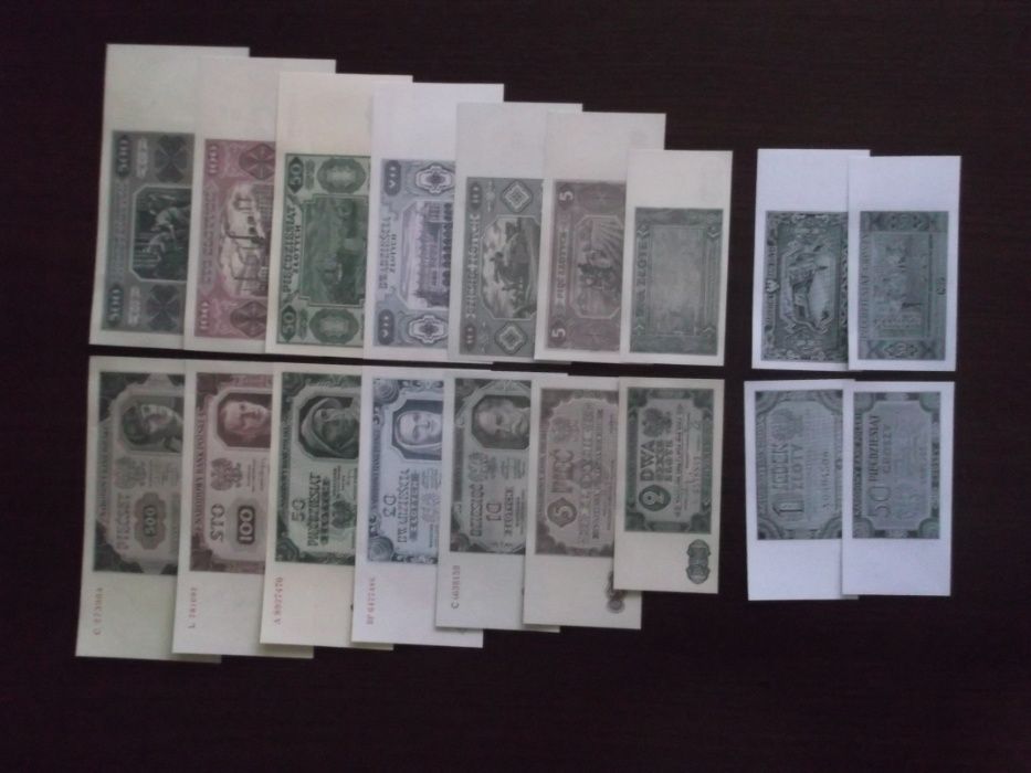 Banknoty 1948r PRL.
