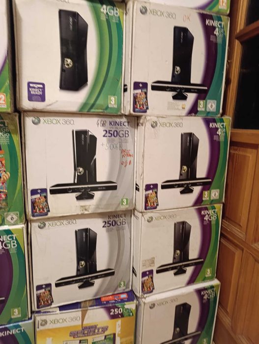 Kolekcja Kartonów do xbox 360 fat, Xbox 360 Slim, Xbox 360 E