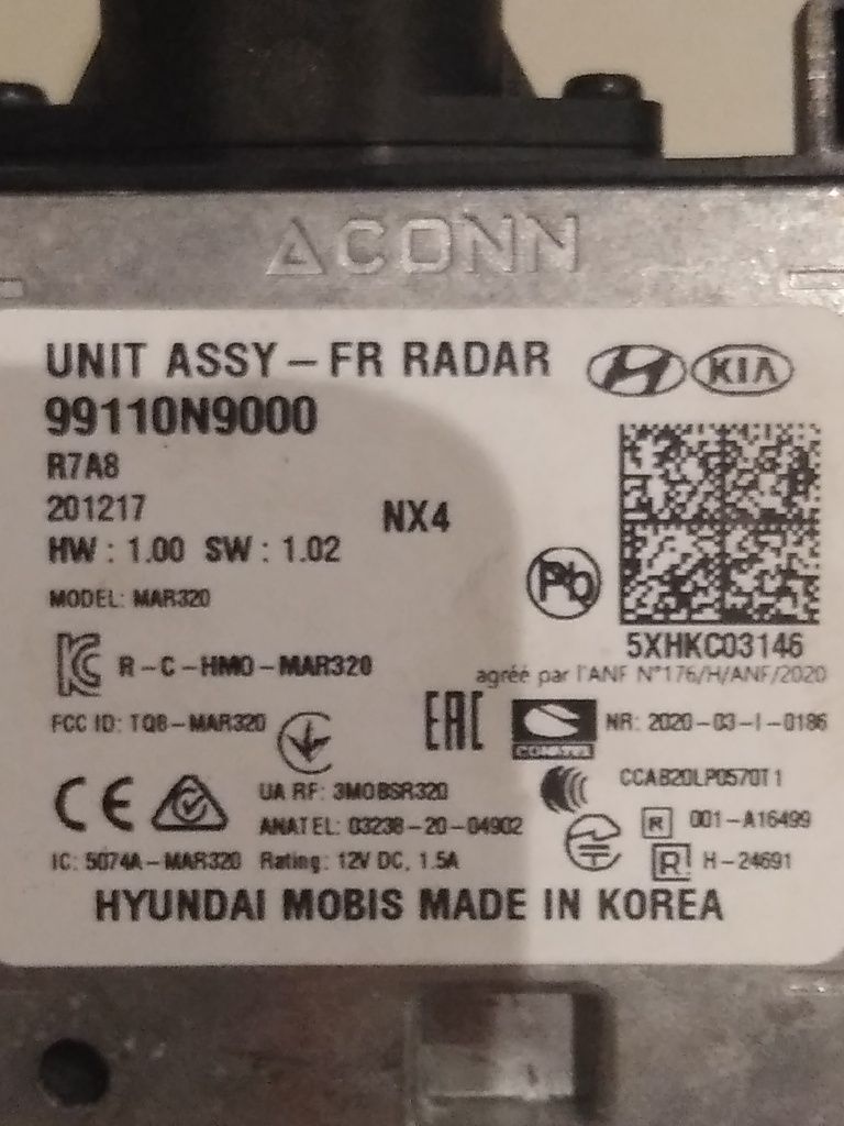 Radar sensor distronic Hyundai Tucson kia