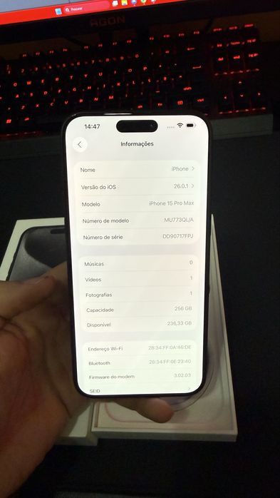 Vendo iPhone 15 Pro Max 256GB