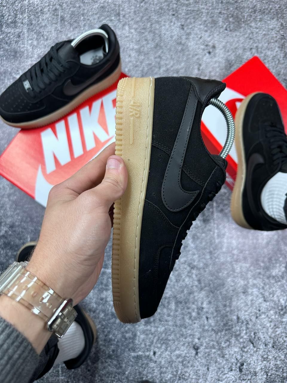 Nike air force 1 black/чоловічі кросівки/мужские кроссовки/найк/nike