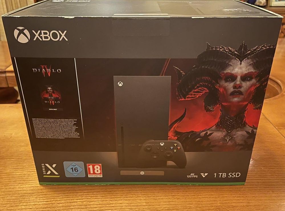 Xbox series X 1Tb Diablo 4 Новый