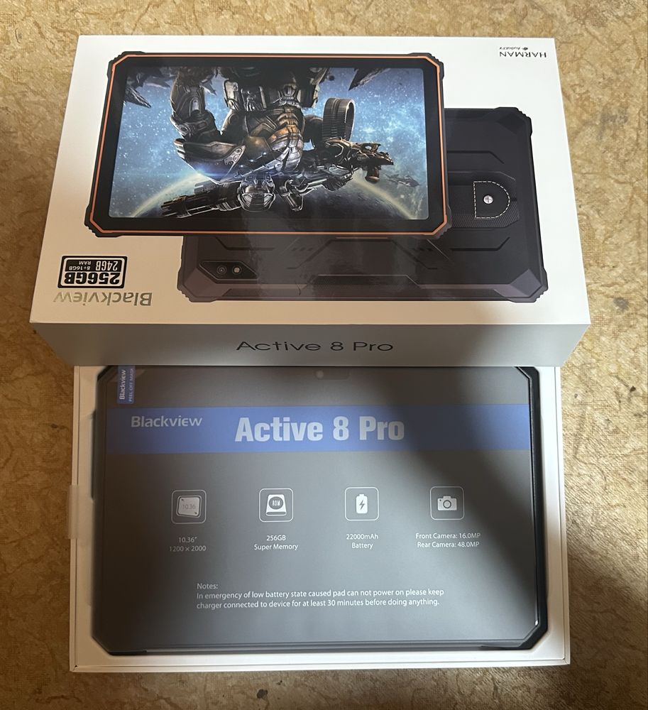 Планшет Blackview Active 8 Pro 8GB/256GB NFC Black