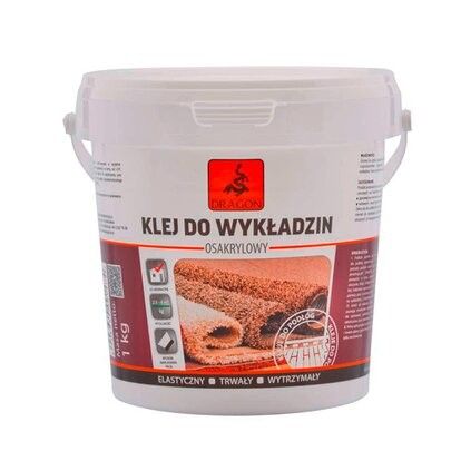 DRAGON Klej do Wykładzin Podłogowych Oskarylowy 1kg