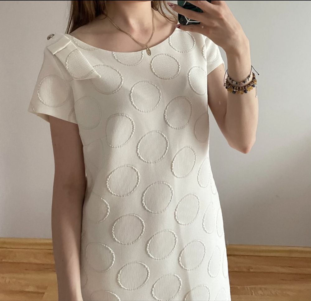 Sukienka midi elegancka imprezowa wizytowa