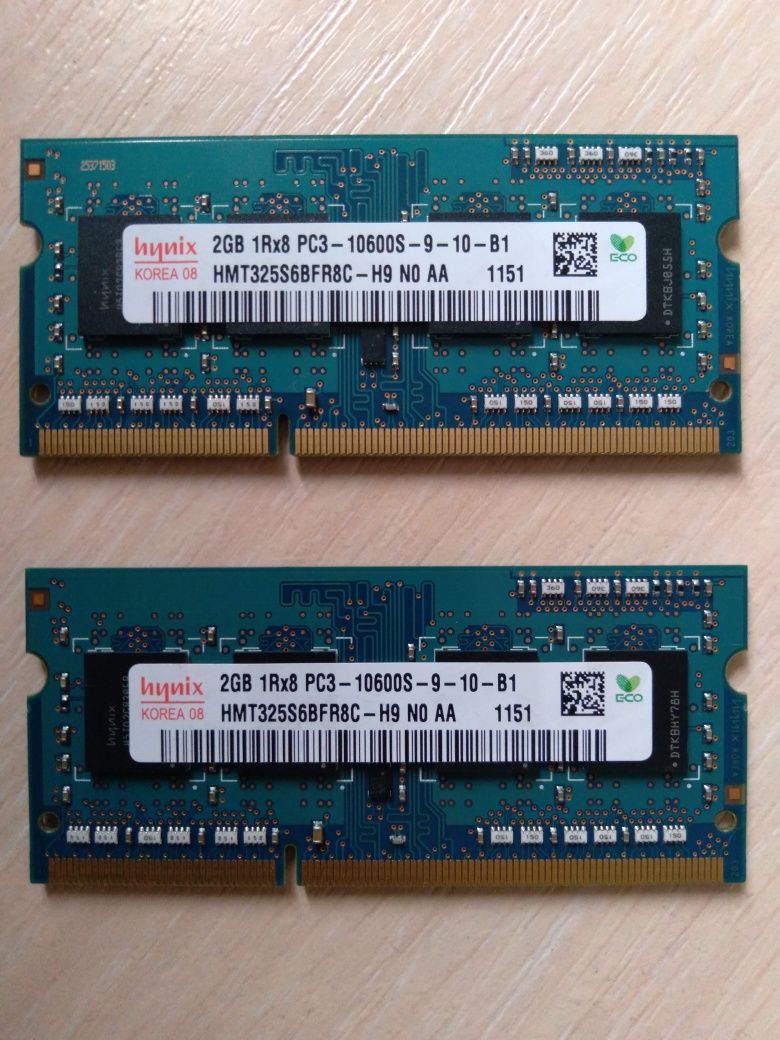 Оперативная память Hynix DDR3 2Gb+2Gb