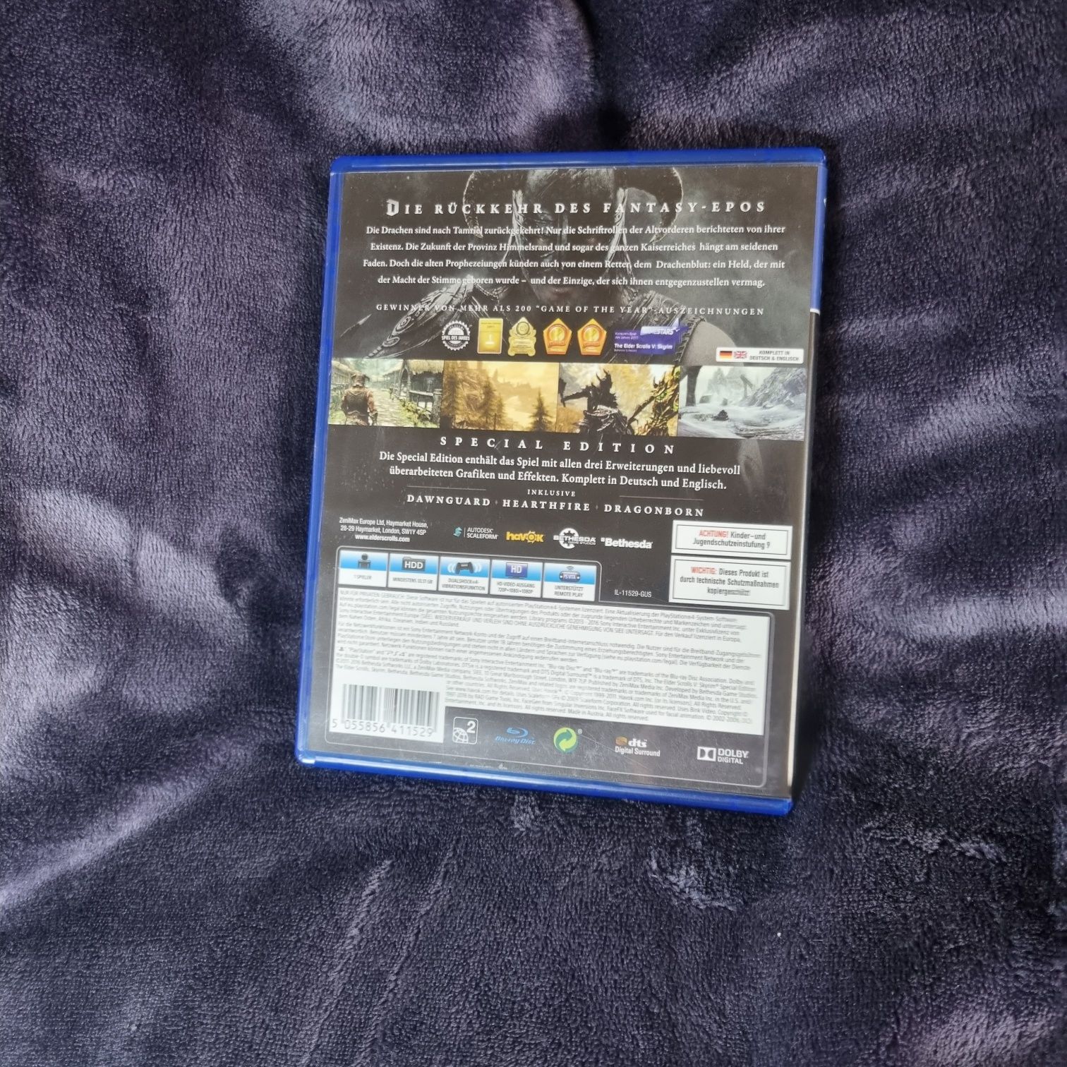 Skyrim The Elder Of Scrolls V Ps4 + mapa