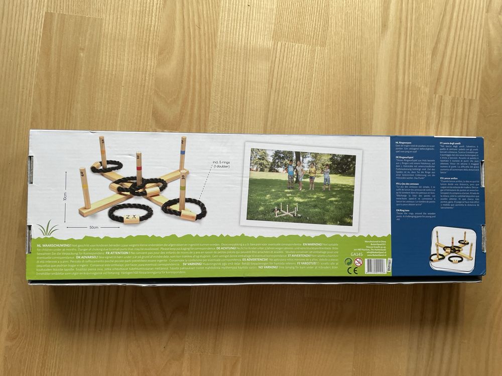 Gra zrecznościowa rzut obręczą do celu BS Toys