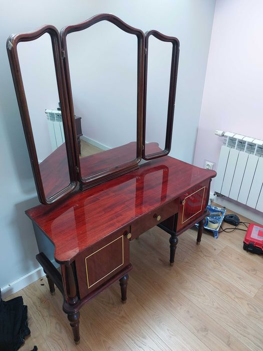 Toaletka Prl. Taboret ,szafka nocna