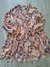 Amisu damska sukienka we wzory